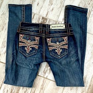 Rock Revival Celinda embroidered Skinny jeans